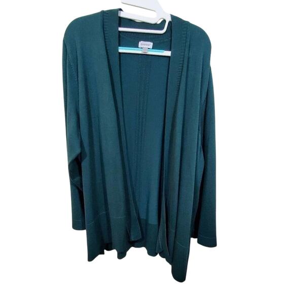 Avenue‎ green sweater cardigan plus size 4X - Picture 1 of 6